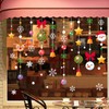 BSITSSS 106 Pcs Christmas Window Stickers, Christmas Window Clings Christmas