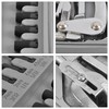 Power Punch Heavy Duty Hole Punch Set, Cr-V 3/32" x