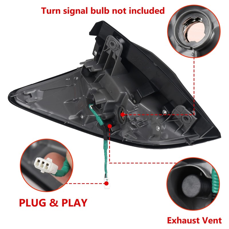Huray Outer Tail Light for Honda HRV 2016 2017 2018