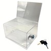Rotoha Donation Box with Key Transparent Ballot Box Small Suggestion