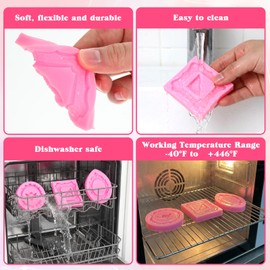 9 Pcs Frame Silicone Mold, Vintage Style Picture Frame Molds