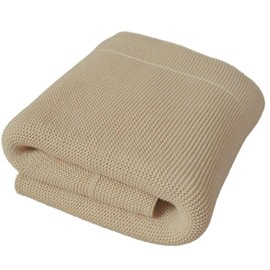 Knit Baby Blanket – Organic Cotton - Swaddle Blanket – Baby Blankets for Girls, Baby Blankets for Boys, 30" x 40" Soft Blanket, Receiving Blanket for Boys, Receiving Blanket for Girls (Fog)