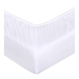 Home In Style 4U Brushed Microfiber Double Fitted Sheet -Deep Pocket 16 Inch 40cm Bed Sheets-Easy Care Ochre Bottom Sheet