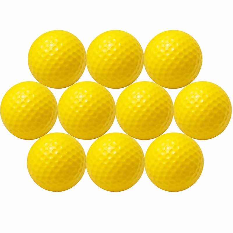 10-Pack Soft Golf Practice Balls for Indoor Swing Training –