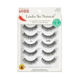 Kiss Looks So Natural 62013 KFLM01 Shy Lashes 5 pairs Lightweight Comfortable