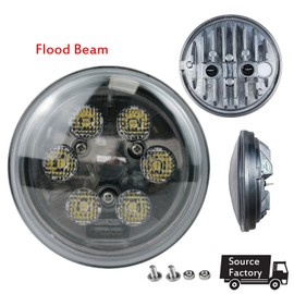 18W Round Agriculture LED Work Light,Par 36 LED Light Replace 4410, 4411 Sealed Beam, Tractor LED Compatible with Allis Chalmers Ford International John Deere Case Tractor Flood 12V