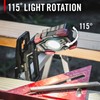 Coast CL10R 1000 Lumen Rechargeable Dual Power Rotating LED Magnetic
