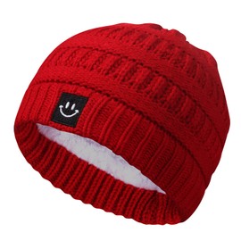 MaxNova Baby Beanie Red/Yellow 2 Packs 6-12 Months,12-36 Months