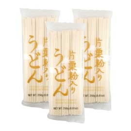 Udon Katakuriko Udon Potato Starch Noodles Net Wt. 250 G. / 8.81 Oz. (Pack of 3)