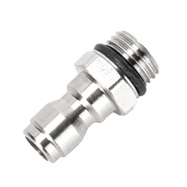 Quick Release Connector 1/4'' Quick Connect Female Fitting 14mm Male Thread Stainless Steel Adapter for High Pressure Washer Snow Foam Lance Bottle Connecting Parts
