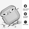 USTIYA Case for AirPods 3 2021 Clear Protective Cover Transparent