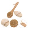 OATIPHO 2Pcs Body Scrubber Brush Ergonomic Shower Exfoliating Brush for