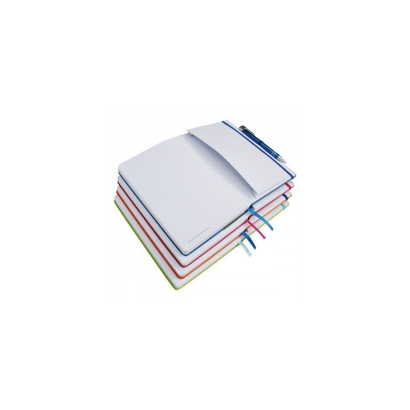 Sports, Fitness & Diet Notebook - Hardback A5 (Bright Orange)