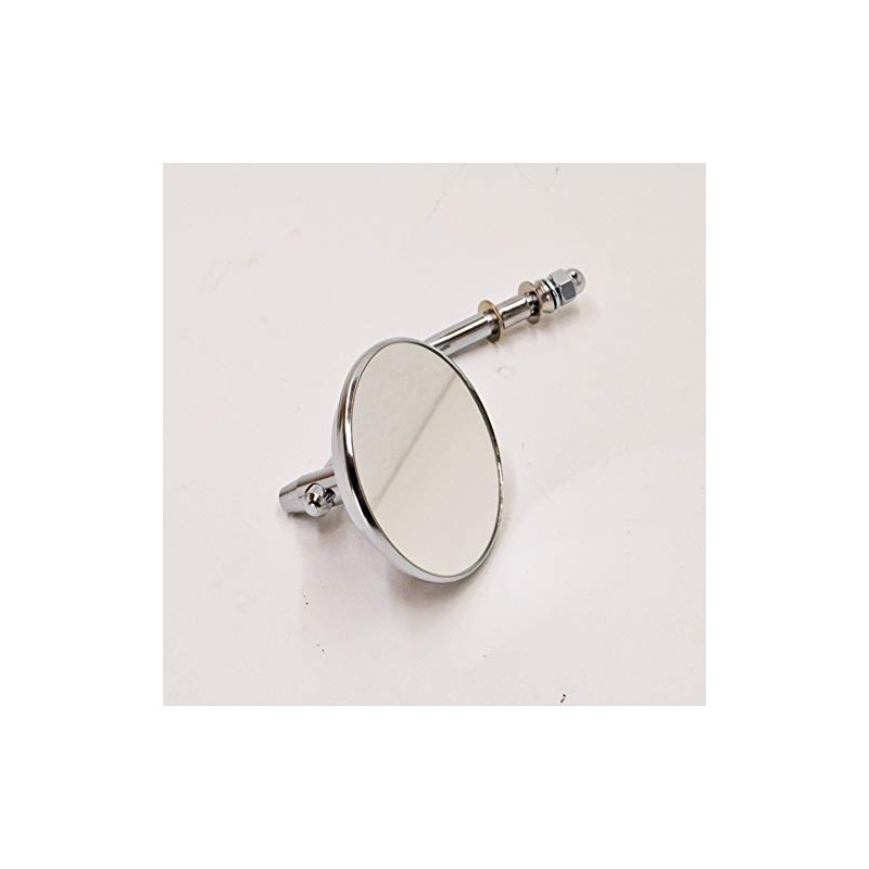 Chrome Early Style 3" Round Mirror for LEFT or RIGHT