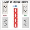 Ljxyloog 100 Pcs Switch and Receptacle Spacer for Loose Outlet
