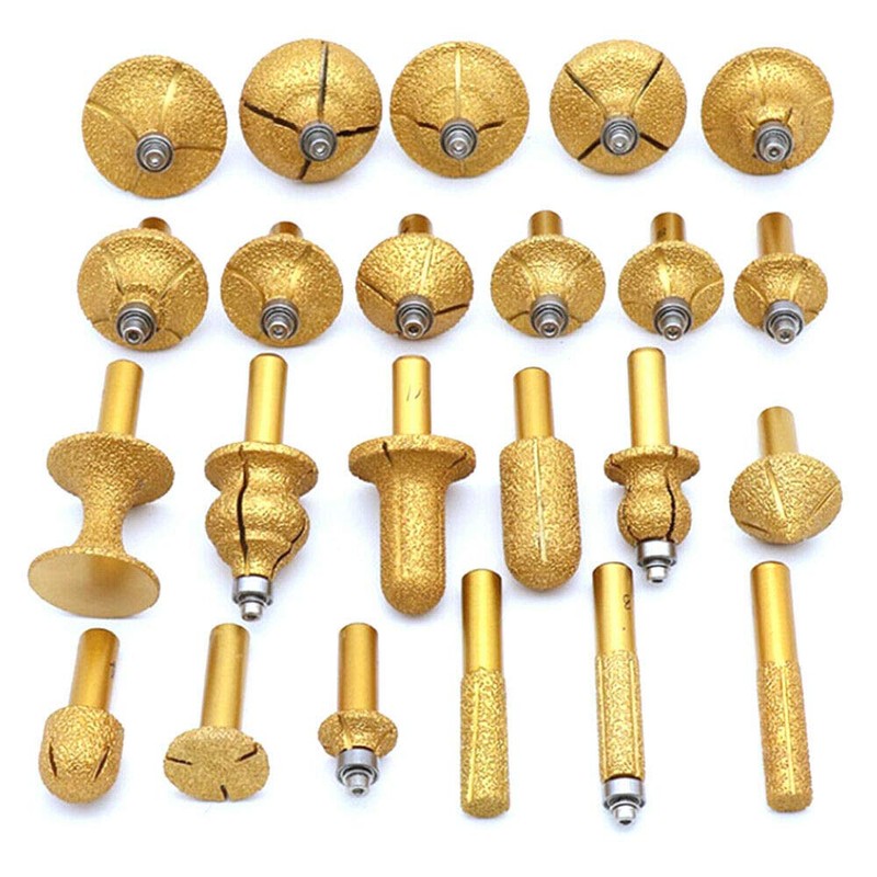 Senrise Electroplated Diamond Stone Marble Grinding Edge Router Bit with
