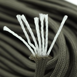 OUTDOOR NINJA NinjaRope Paracord 550-30 m with Paracord Tensioner (Olive, 30)