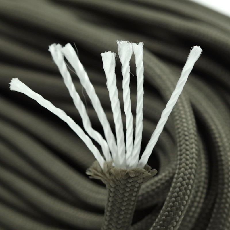 OUTDOOR NINJA NinjaRope Paracord 550-30 m with Paracord Tensioner (Olive,