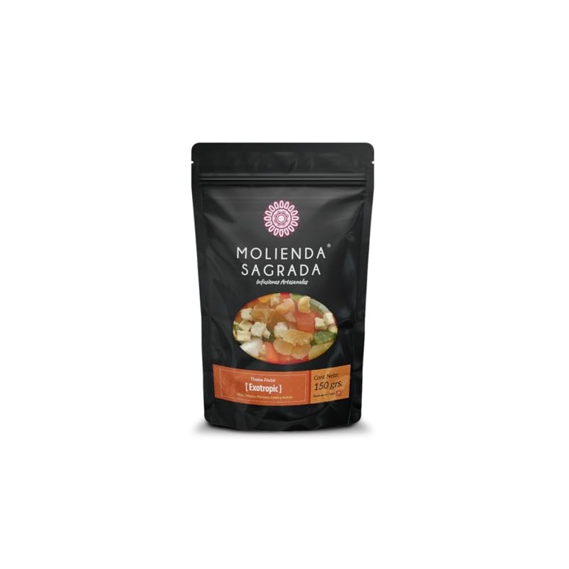 Molienda Sagrada, Tisana Exotropic, Infusión Frutal, 150 gramos