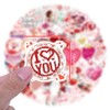 Valentine's Day Stickers for Laptop (Pack of 100), Gift for