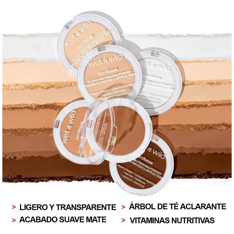 Polvo Compacto Wet N Wild Bare Focus