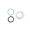 Universal Adjustable Swivel P Trap with Anti-Slip Ring, Telescopic Sink