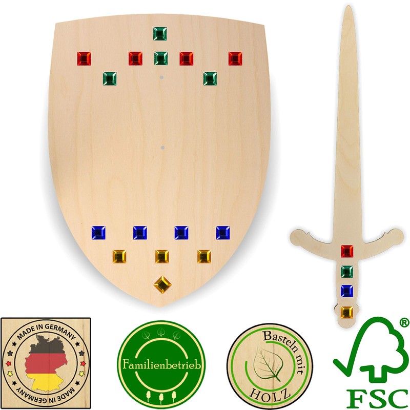 Herr Bo & Co Knight's shield (without handle or loop)