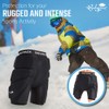 Bodyprox Protective Padded Shorts for Snowboard,Skate and Ski,3D Protection for