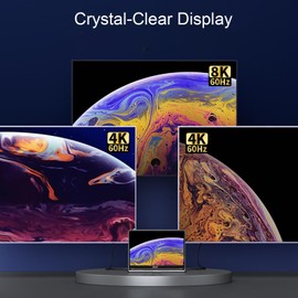 Angusplay USB C Thunderbolt 4 Extension Cable, 40Gbps Transfer / 8K Display / 100W Charging Compatible with Thunderbolt 4/3, USB4/3, Type C, for Mac MacBook Pro, External SSD eGPU Extender m/f 2.6 ft