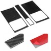 3Pcs Center Console Air Vent Cover Frame Carbon Fiber Outlet