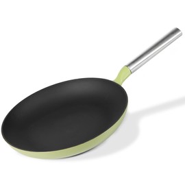 KOKHUB Cast Iron Frying Pan 11 Inch, Titanium Enameled Non Stick Skillet, PFOA/PFAS-Free Cooking Pan, Dishwasher & Oven Safe Kitchen Cookware, Compatible with All Cooktops, Sage Green