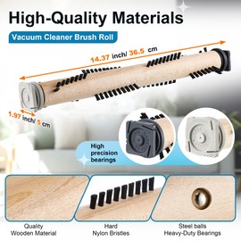 Ceoighe Vacuum Cleaner Brush Roll Compatible with Kirby Vacuum Cleaner G3/G4/G5/G6/Sentria, Ultimate G, Vacuum Attachments Replacement Parts Beater Bar Brush Roller Replacement for House Office Clean