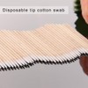 RIKWOG 600pcs Pointed Cotton Swabs, 4 inch Precision Microblading Cotton