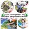 Pruners Shears 7.9" Bypass Pruning Garden Scissors [Made in Japan]