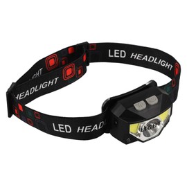 VANZACK Rechargeable Led Headlamp with Wide View & USB Fast Charging Comfortable Headband for Camping Running Fishing Hiking Outdoor Activities