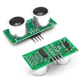Ultrasonic Sensor, US-016 Measurement Sensor Module, Ultrasonic Module, Distance Sensor, 2-Pack, Distance Detection Module, DC 5V, Distance Measurement Module, 0.8-118.8 inches (2-300 cm), Analog