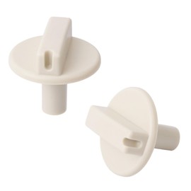 2pcs 63818002 Temperature Control Knobs, High Heat Resistant Heater Knob Replacement Parts for Baseboard Wall Heaters & Household Appliance
