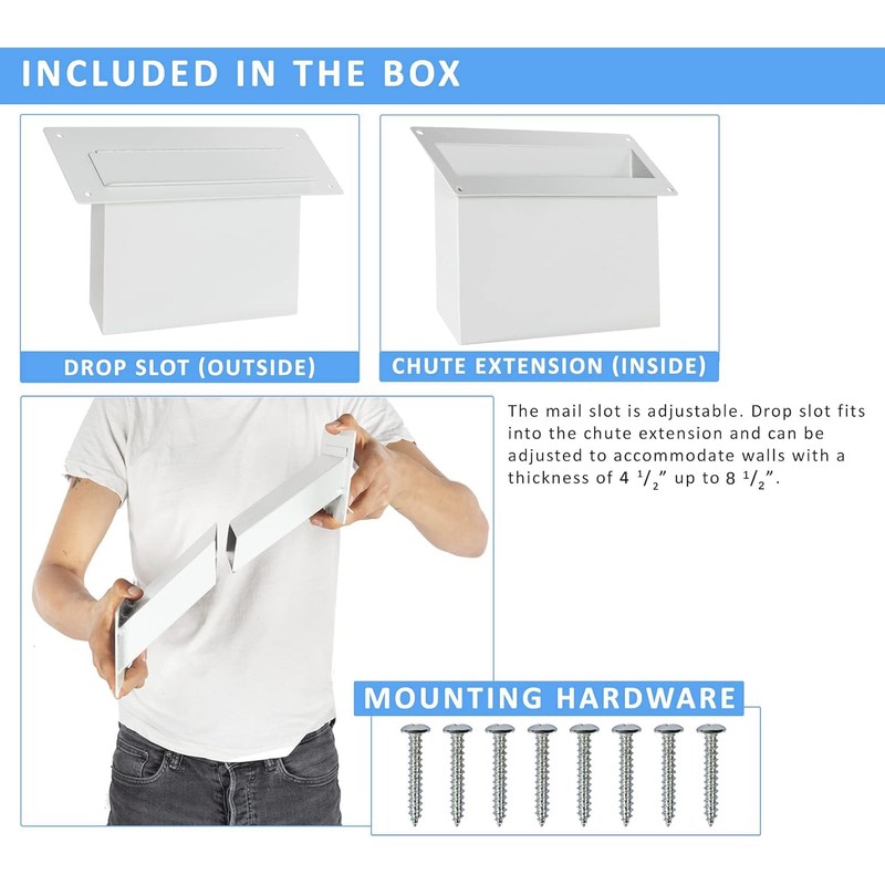 Durabox Through The Wall Drop Chute – Adjustable Two Piece