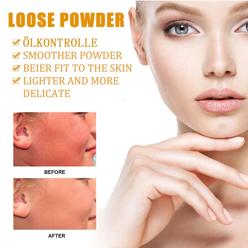 EONFAVE SPF 50 Sunscreen Setting Powder, Oil Control Loose Powder