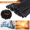 1000Pcs Black Zip Ties 6 Inch Bulk Small Cable Ties
