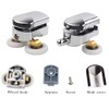 23mm Shower Door Rollers, 4pcs Sliding Shower Doors Wheels Replacement
