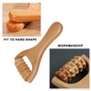 Accessories Wooden Massage Roller with Handle Legs Hands Face Massager