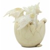 Ebros April Birthstone Dragon Egg Statue Diamond Gem Birthday Dragon