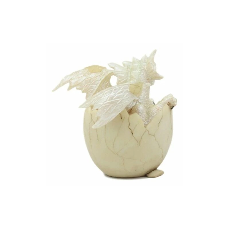 Ebros April Birthstone Dragon Egg Statue Diamond Gem Birthday Dragon