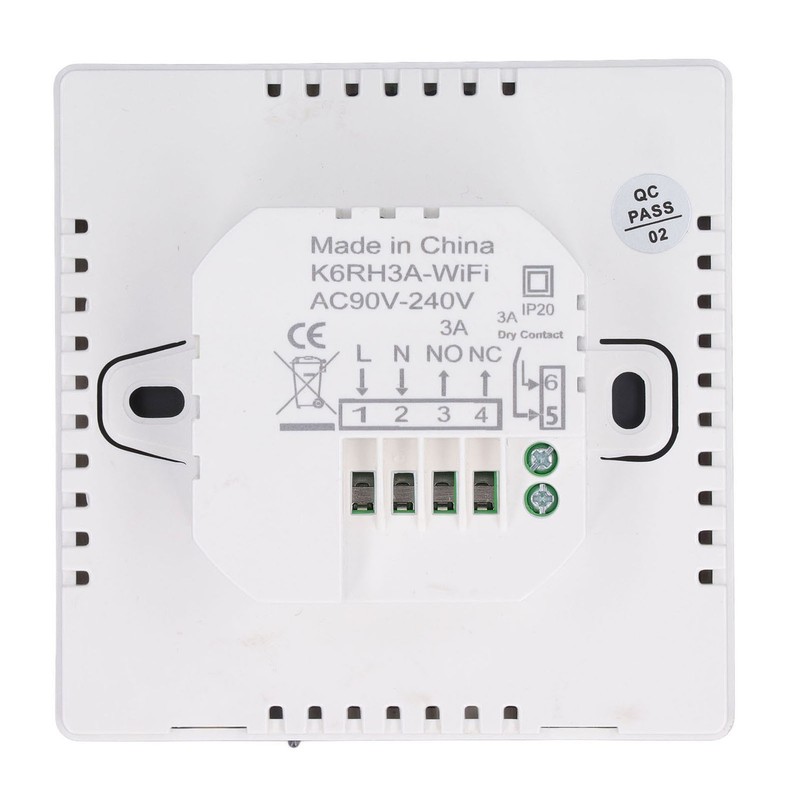 Digital Thermostat IP20 Waterproof WIFI Cell Phone APP Remote Control