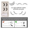 Kit De Pestaras Magneticas Reutilizables Con Aplicador 2pars