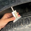 Car Truck Tire Depth Checker Tyre Tread Gauge Stainless Steel