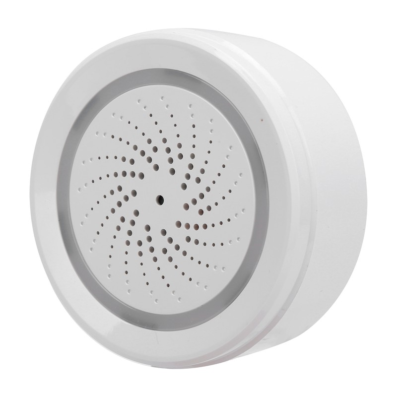 2.4GHz WiFi Temperature Humidity Sensor Detector Sound Light Alarm Smart