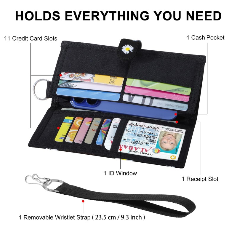 XEYOU Women's Wallet RFID Blocking Credit Card Holder Wallet Large