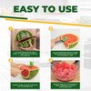 Aisle 3 Essentials Stainless-Steel Windmill Watermelon Cutter and Melon-Baller Set,